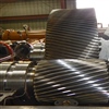 industrial gearbox repair closeup